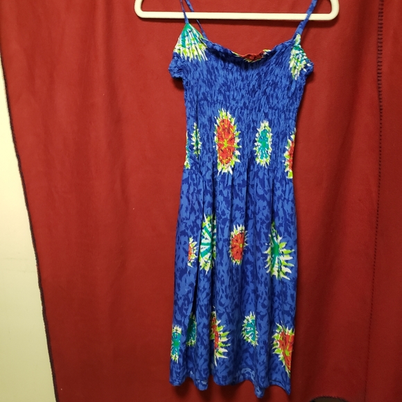 COCOWALK- 100% RAYON MINI SUNDRESS/OS-S-M/EGPLC - Picture 4 of 5